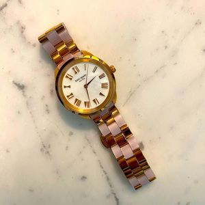 Kate spade ♠️ rose gold pink acrylic watch